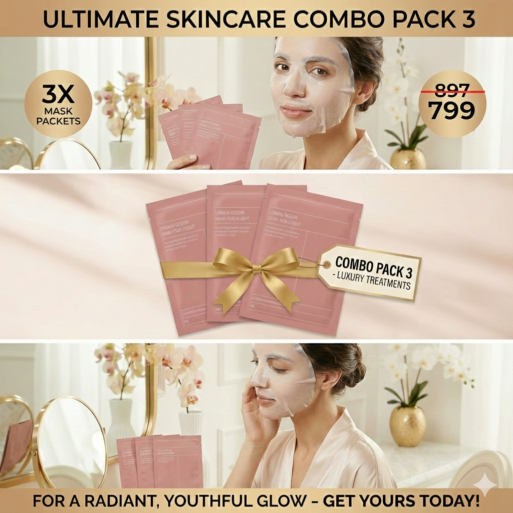 Bio collegen sheet mask (Packof 3)